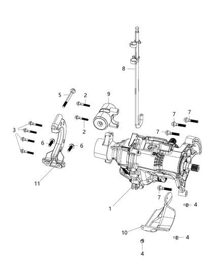Hose Axle Vent Diagram for 52123679AC