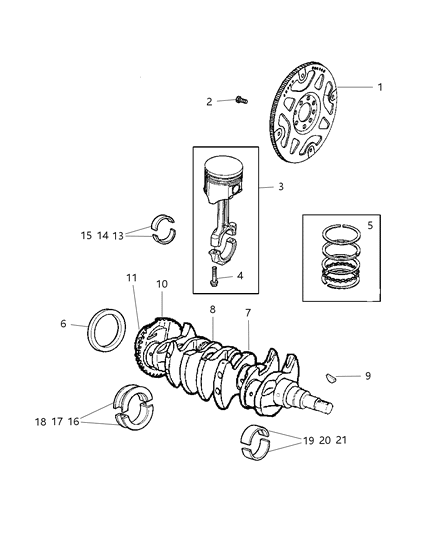 Bolt Hexagon Socket Head M10X1.00X28.00 Diagram for 6507240AA