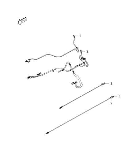 2009 Jeep Liberty Wiring Console Diagram for 68233577AC