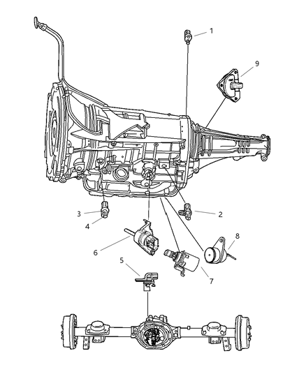 Transducer Pressure Sensor Diagram for 4799758AD