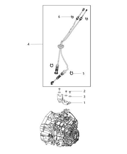2016 Dodge Journey Clip Retainer Diagram for 68018979AA