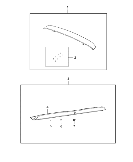 Camera Rearview Diagram for 68354314AA
