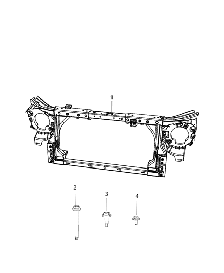 1987 Jeep J20 Screw M6X1.00X16.00 Diagram for 5183559AA