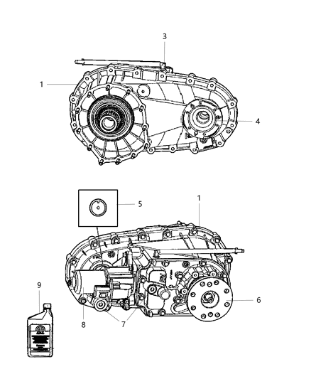 2014 Jeep Wrangler Transfer Case Nvg146 Diagram for 4854688AA