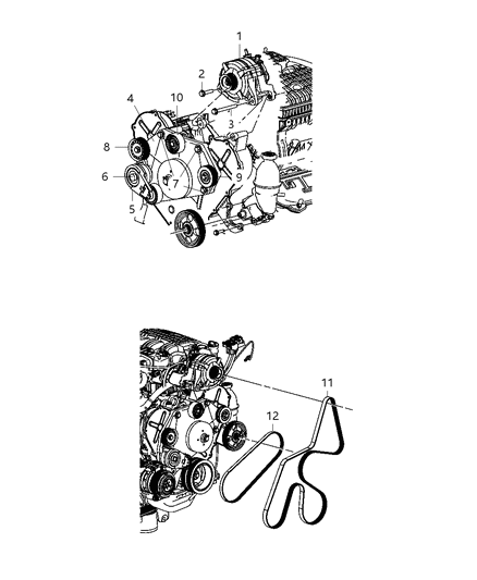 Generator Engine Diagram for 56028697AG