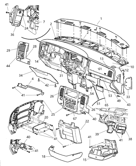 1995 Chrysler LeBaron Cap Power Outlet Diagram for 4685591AB
