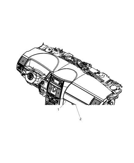 2004 Dodge Sprinter 3500 Label Mercury Warning Left B Pillar Diagram for 5020527AA