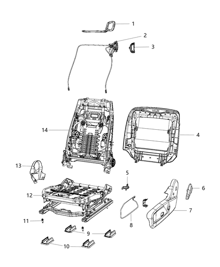 Guide Restraint Belt Diagram for 1UV471X6AA