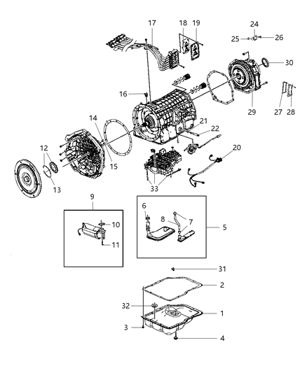 2010 Dodge Ram 1500 Shaft Manual Selector Diagram for 68049677AA