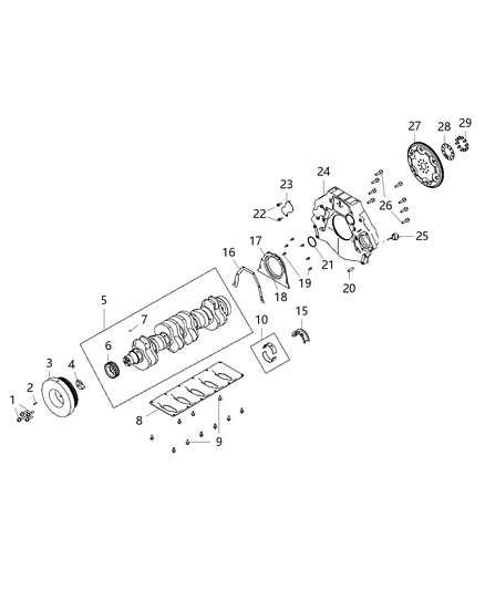 Plate Reinforcement Diagram for 68444380AA