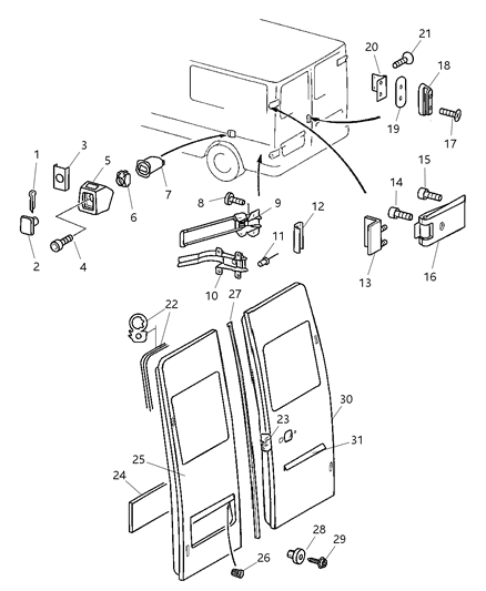 Screw Diagram for 5073721AA
