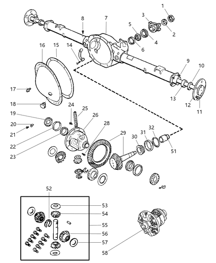 Gear Kit Ring And Pinion 29 Diagram for 5010322AC