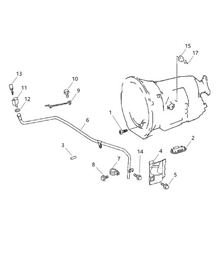 Clamp Tube Retaining Diagram for 5073938AB