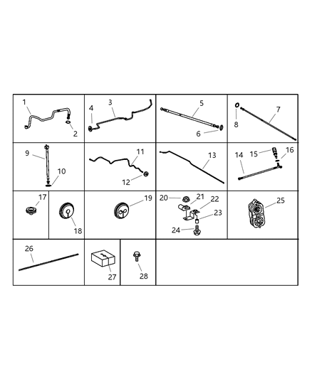 2006 Dodge Sprinter 2500 Guard Edge Diagram for 5123540AA