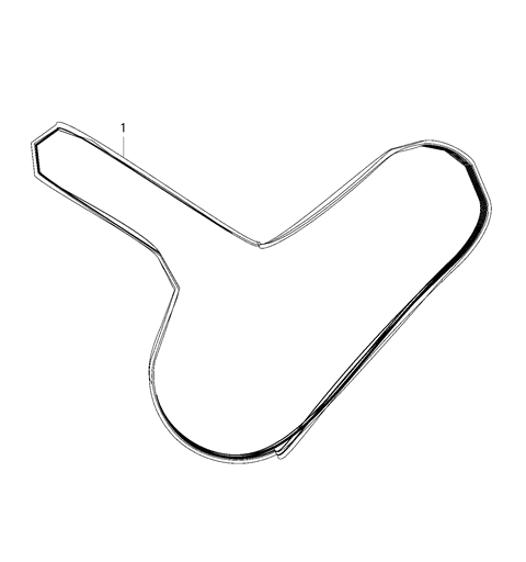 2008 Jeep Compass Belt Serpentine Diagram for 5281763AB