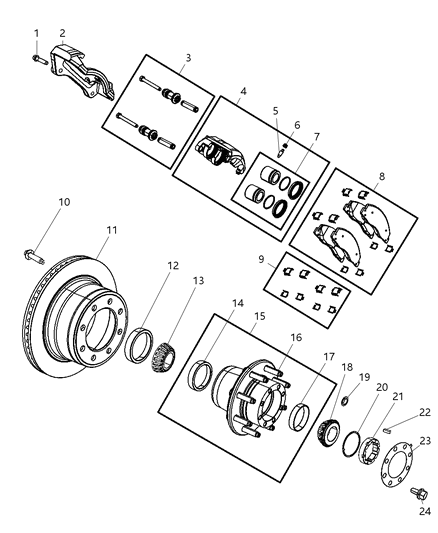 1984 Chrysler New Yorker Rotor Brake Rear Diagram for 2AMV0144AA