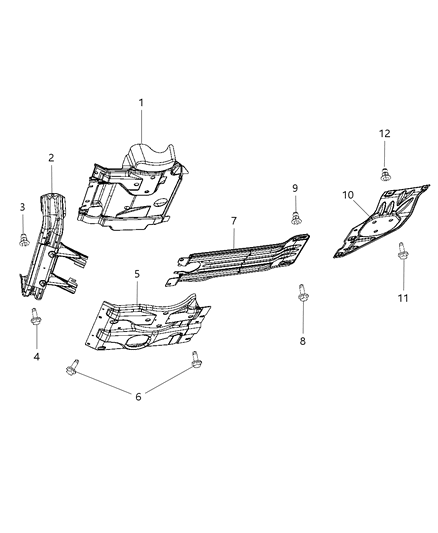 2012 Ram 2500 Rivet [M10X1.50X17.7] Diagram for 6506644AA