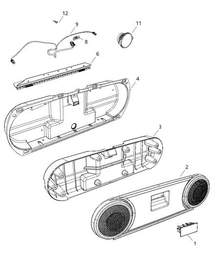1989 Dodge W100 Wiring Speaker Diagram for 5183417AA