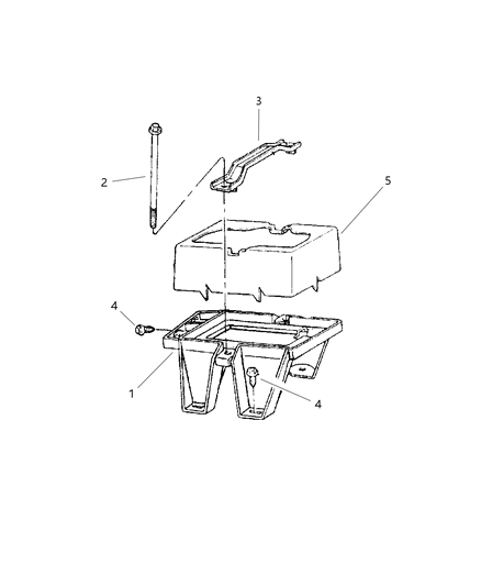 2017 Jeep Grand Cherokee Cover Battery Diagram for 56027073AB