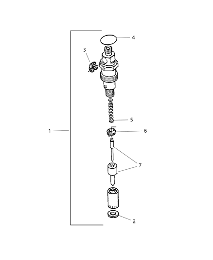Seal Fuel Injector Diagram for 4798375