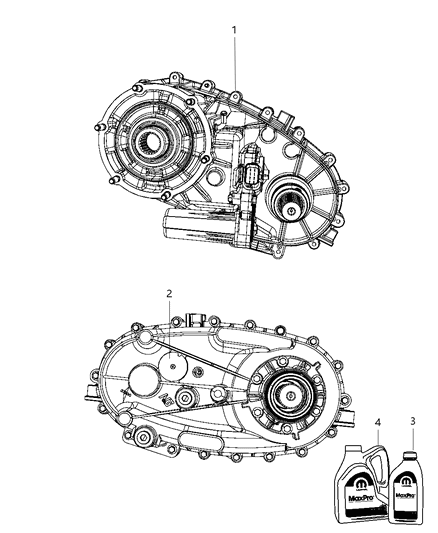 Transfer Case See Note Diagram for 52123644AA