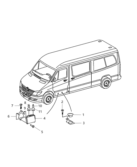 2016 Ram ProMaster 3500 Connector Diagram for 5120771AA