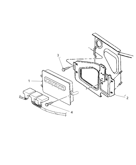 Module Powertrain Control Diagram for R6040409AC