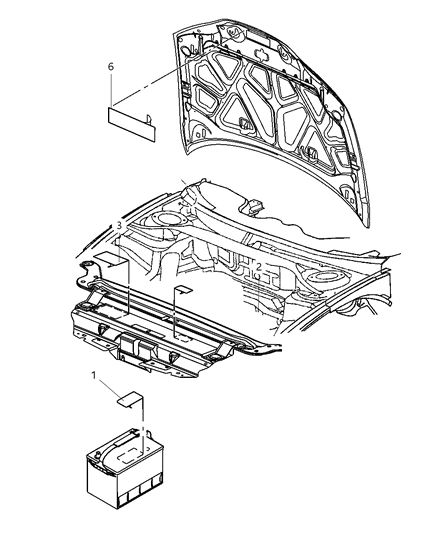 Label A/C System Diagram for 68405297AA