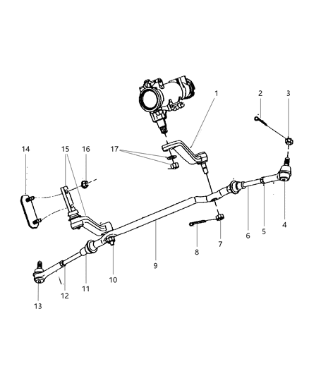 Nut Jam Diagram for 5014392AA