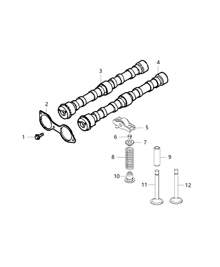 1998 Jeep Cherokee Bolt Hexagon Flange Head Diagram for 6106649AA