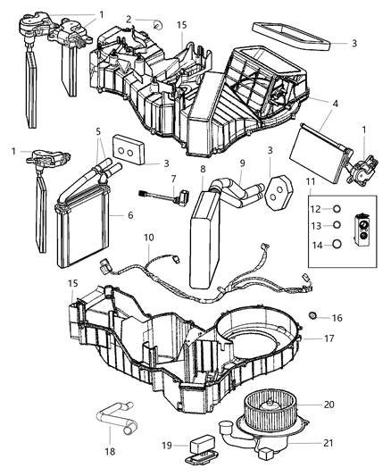 2025 Jeep Wagoneer Tube Jumper Evaporator To Expansion Valve Diagram for 68197589AA