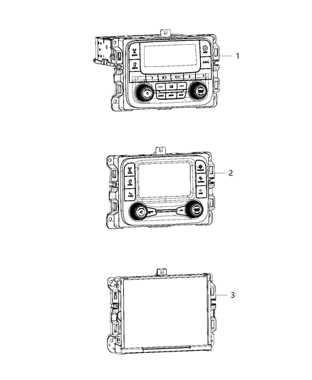 Radio Multi Media Diagram for 68356517AA
