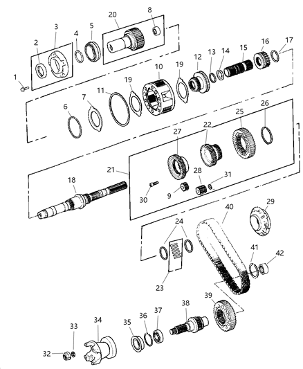Sprocket Differential Diagram for 5066923AA