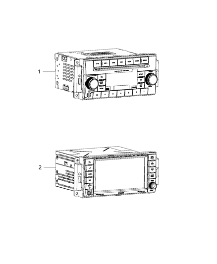 Radio Multi Media Diagram for 5064950AH