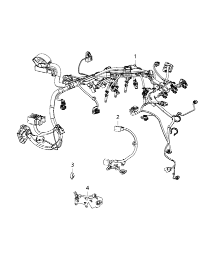 2008 Jeep Compass Wiring Jumper Diagram for 68490093AA