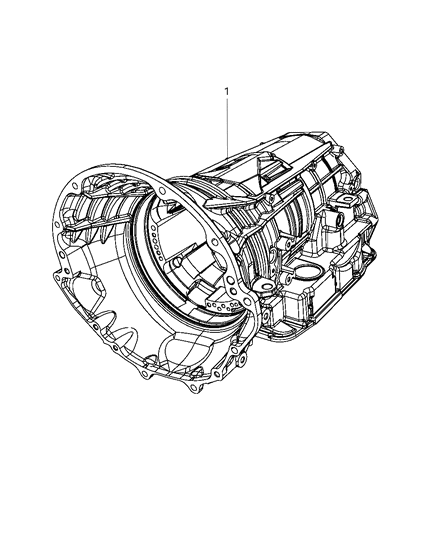 1996 Jeep Cherokee Case Package Transmission Diagram for 5189883AB
