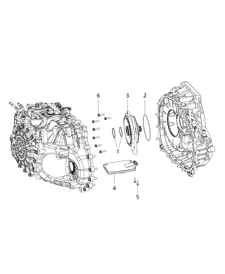 Pump Transmission Oil Diagram for RL192836AB