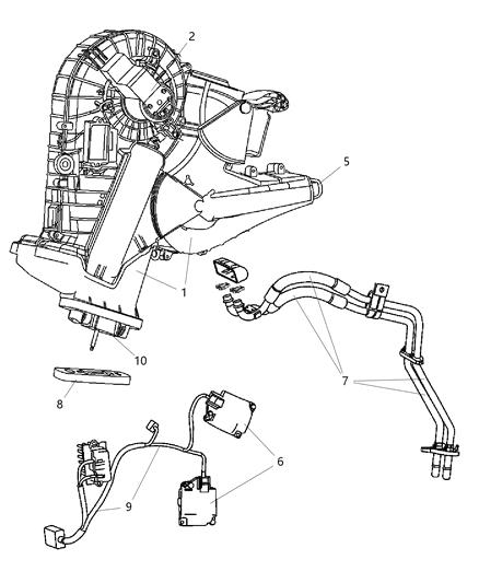 Core Heater Diagram for 5183148AA