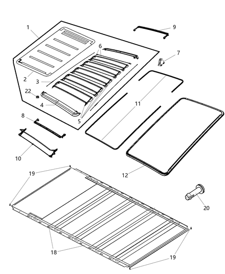 2013 Ram 2500 Cable Drive Diagram for 68032429AA
