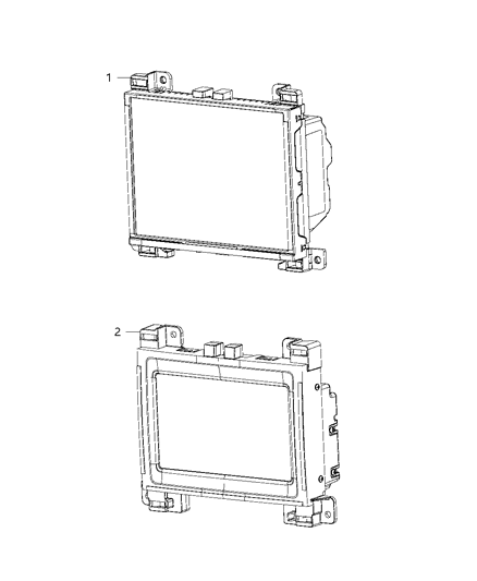 Radio Multi Media Diagram for 68399217AB