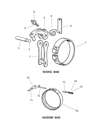2018 Jeep Grand Cherokee O - Ring, Reverse Band Lever Shaft, A727 Diagram for 6030910