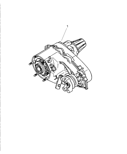 Transfer Case Diagram for R2105938AF