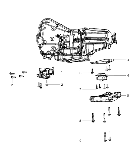 Mount Transmission Diagram for 4578063AF
