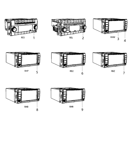 1994 Jeep Cherokee Radio Multi Media Diagram for 5091326AE
