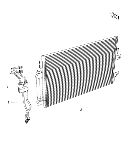 Valve Cooler Bypass Diagram for 68192000AA