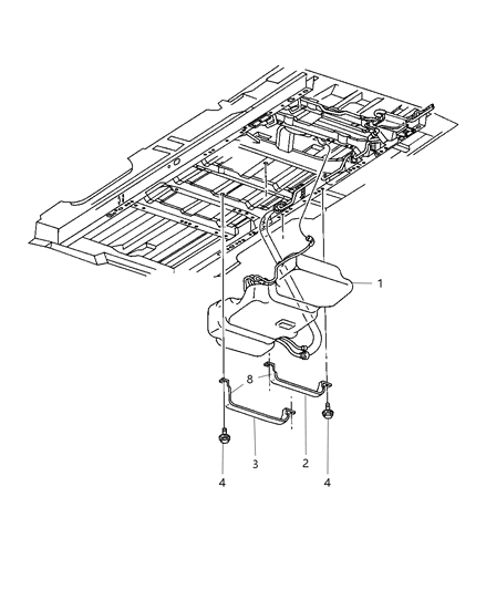 Tank Fuel Diagram for 4809739AE