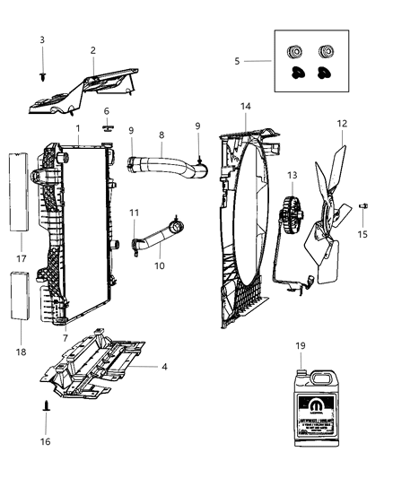 Drive Fan Diagram for 55056932AF