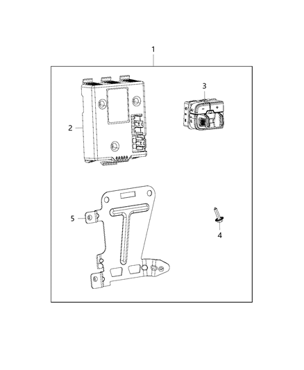 Module Trailer Brakes Electronic Trailer Brake Kit Diagram for 82215040