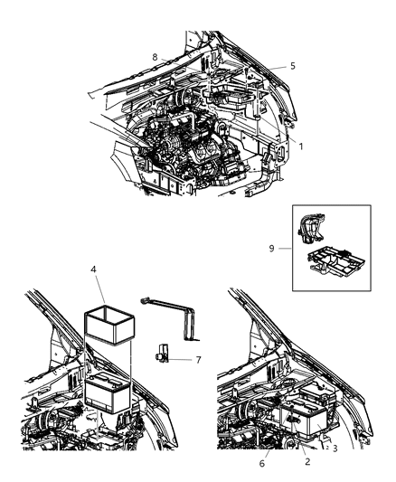 Shield Battery Diagram for 5033384AC