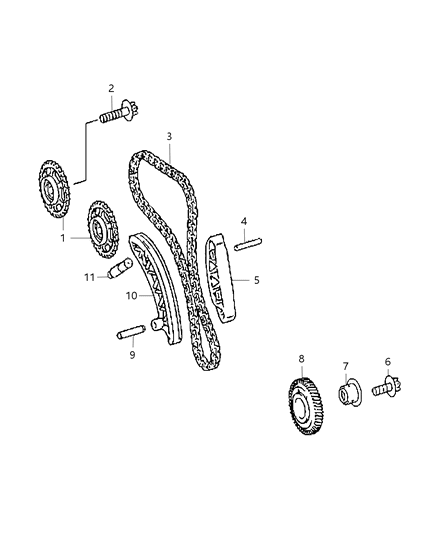 1988 Dodge D350 Gear Intermediate Diagram for 68089058AA